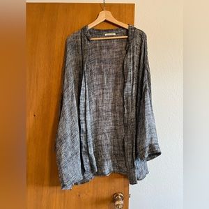 Black Crane open cardigan